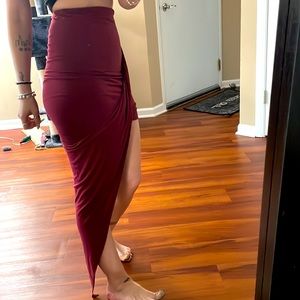 Asymmetrical Skirt Bodycon High Waisted High-Low WORN ONCE from Kardashian store